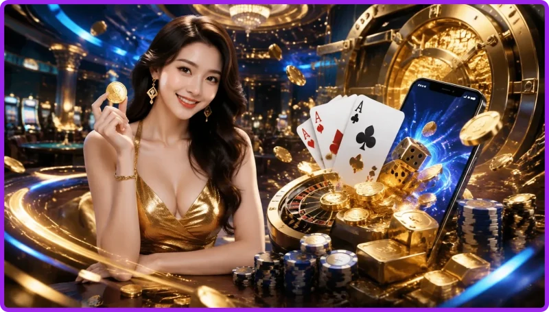 abstract-cinematic-illustration-of-gaming-platform-evaluation-criteria-with-transparent-glass-card-panels-and-luxury-neon-blue-gold-lighting-effects Abstract cinematic illustration of gaming platform evaluation criteria with transparent glass card panels and luxury neon blue-gold lighting effects