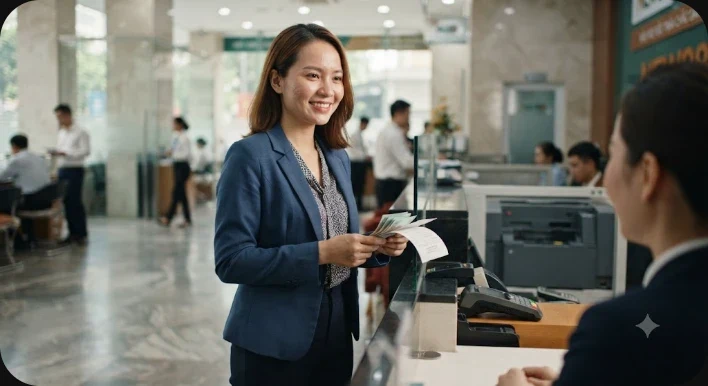 Biểu tượng lá chắn vàng phát sáng đại diện cho sự an toàn và tin cậy